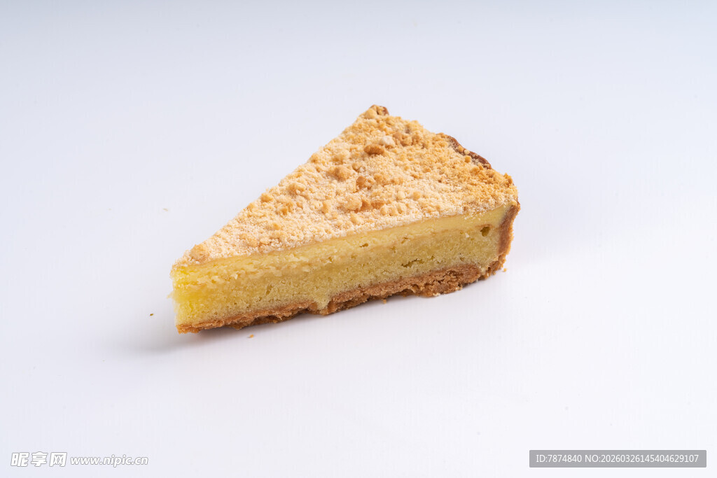 美味柠檬派切片展示