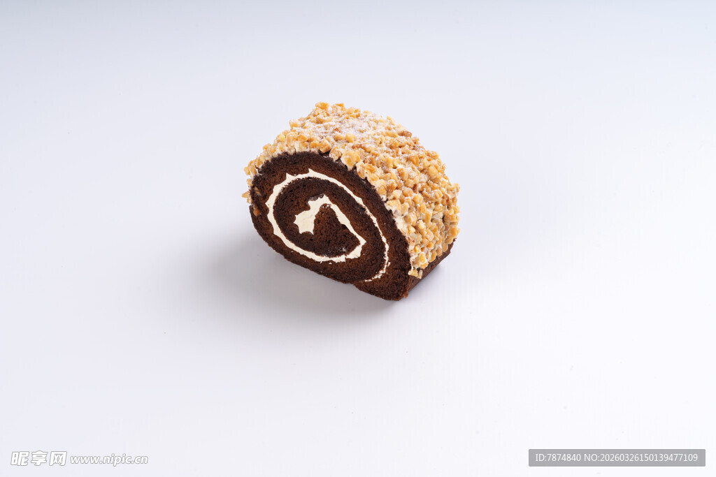 巧克力夹心蛋糕卷