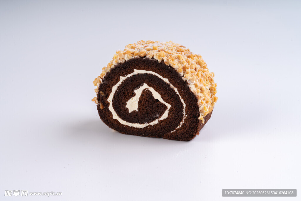 巧克力芝麻卷甜点