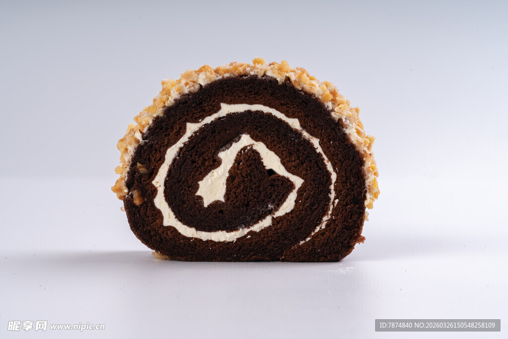 巧克力奶油蛋糕卷