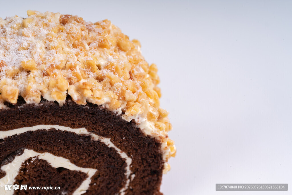 巧克力蛋糕卷 美味诱人