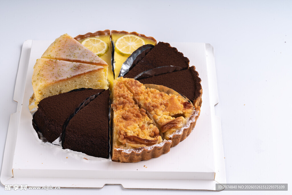 多样口味拼搭美味蛋糕