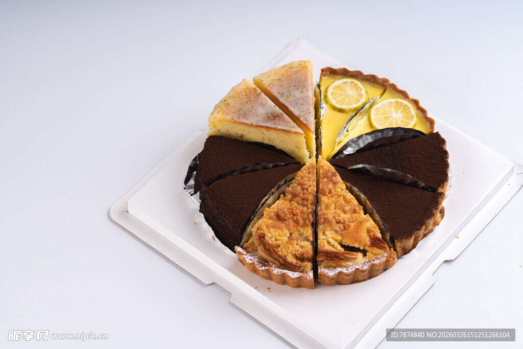 多样口味拼搭美味水果挞