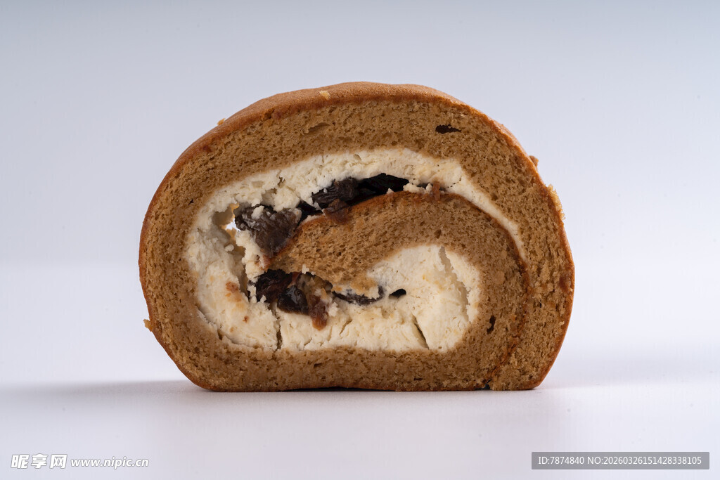 巧克力夹心蛋糕卷