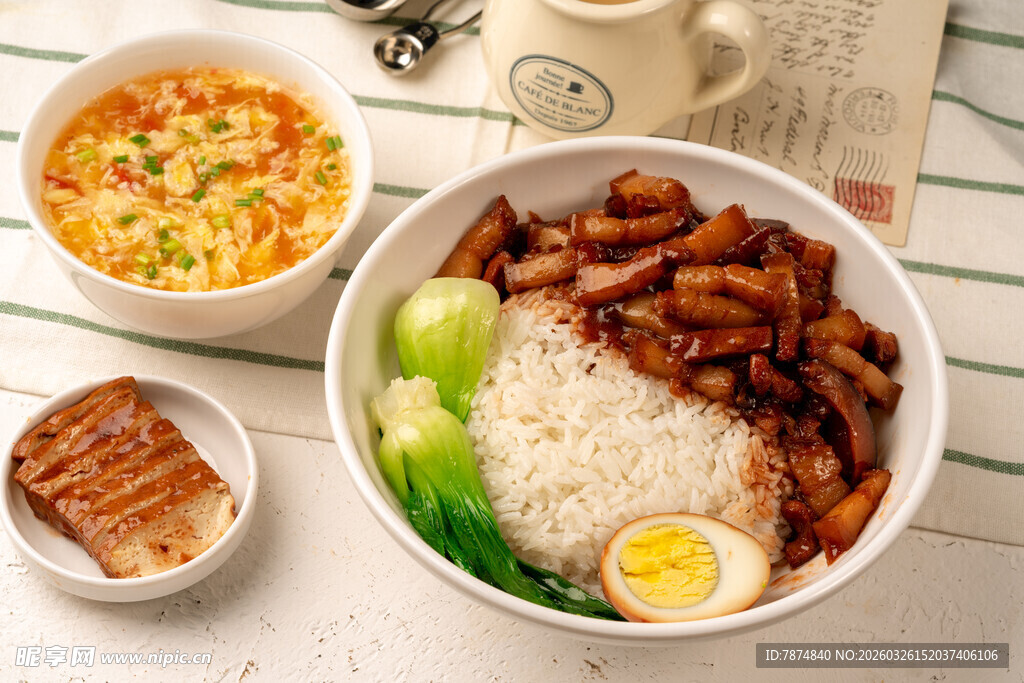 美味中式套餐饭食组合