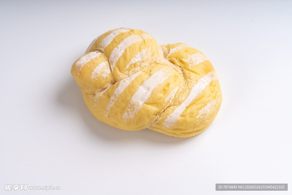 花式黄色面包