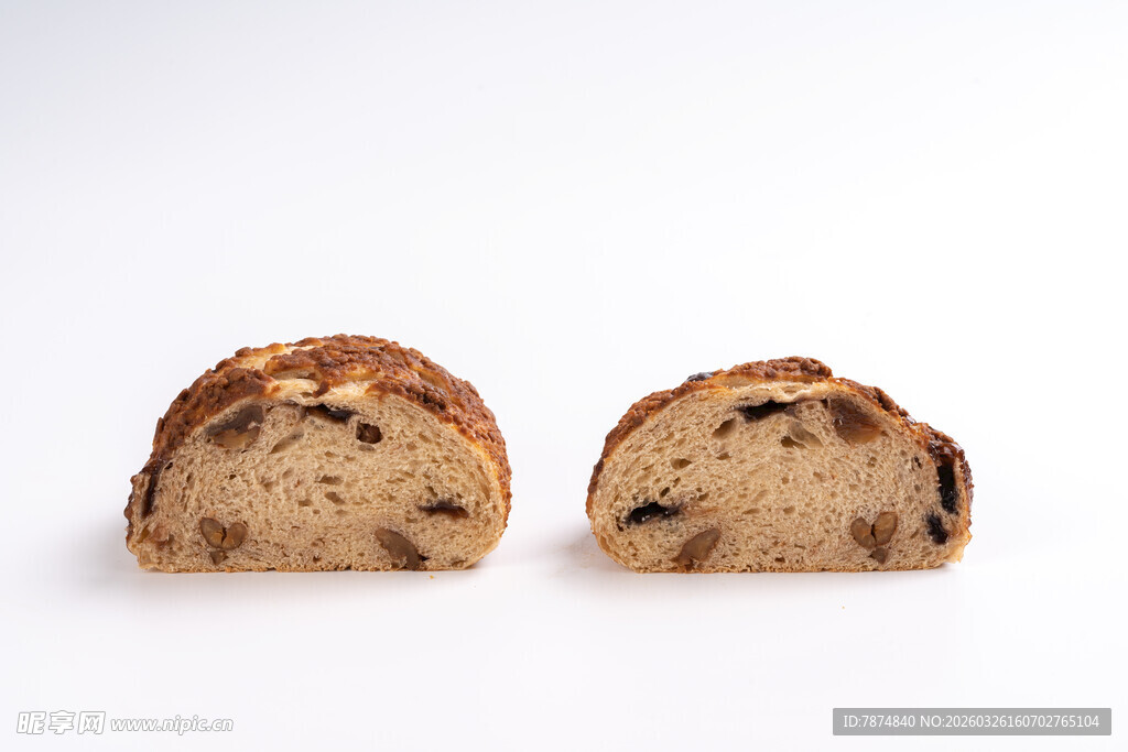 切片葡萄干面包