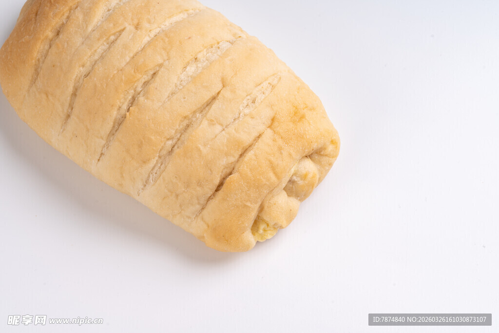 美味切片面包特写