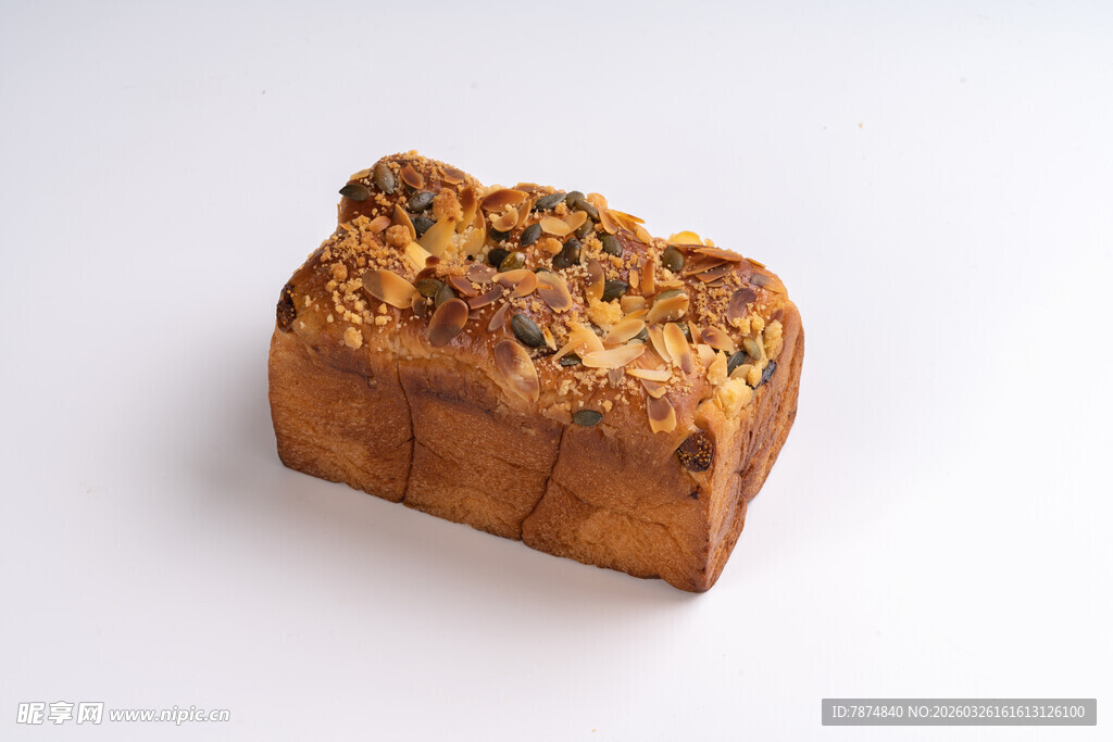 美味葡萄干切片面包