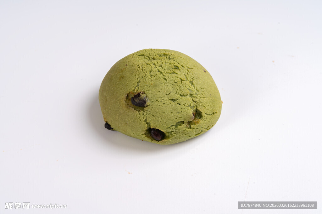 抹茶巧克力豆曲奇面包