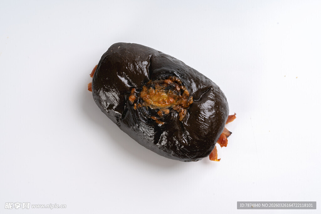 黑褐色巧克力面包