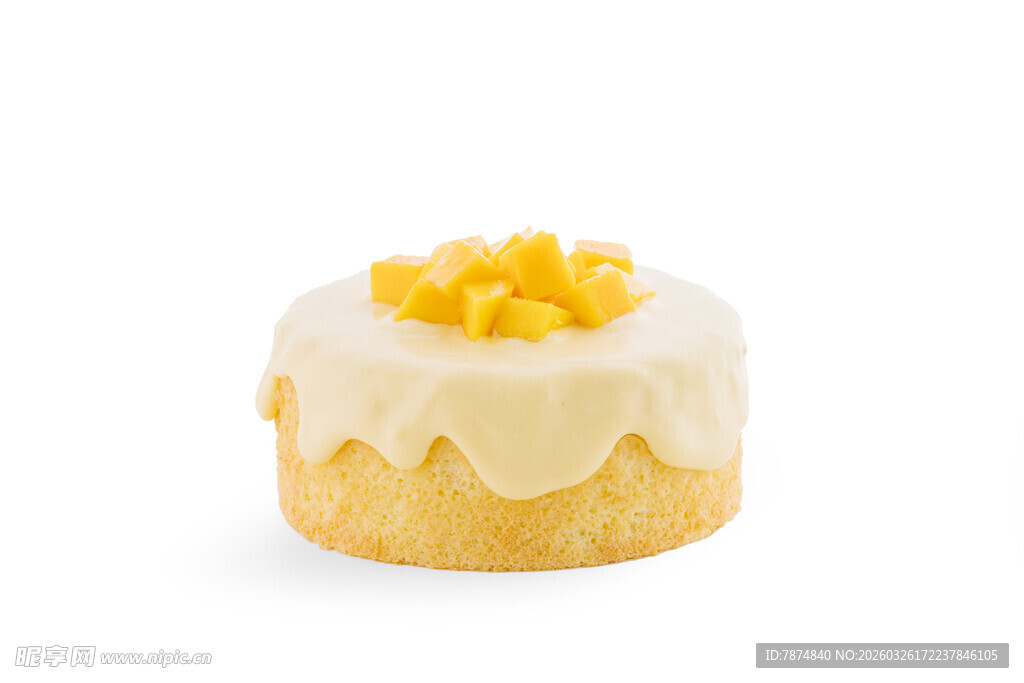 芒果奶油小蛋糕