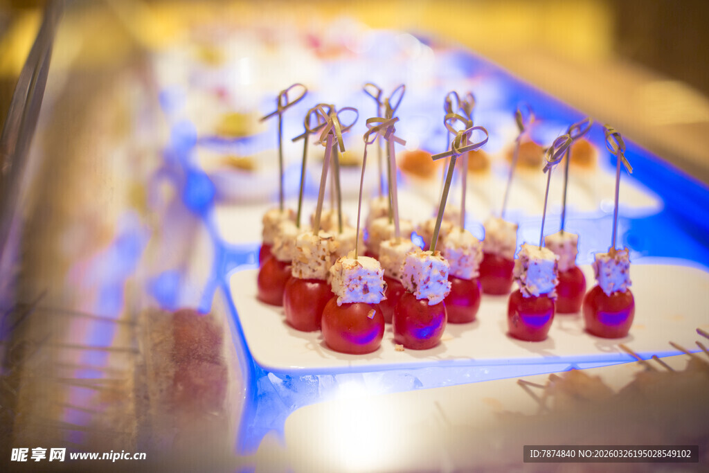 精致迷你小甜点展示