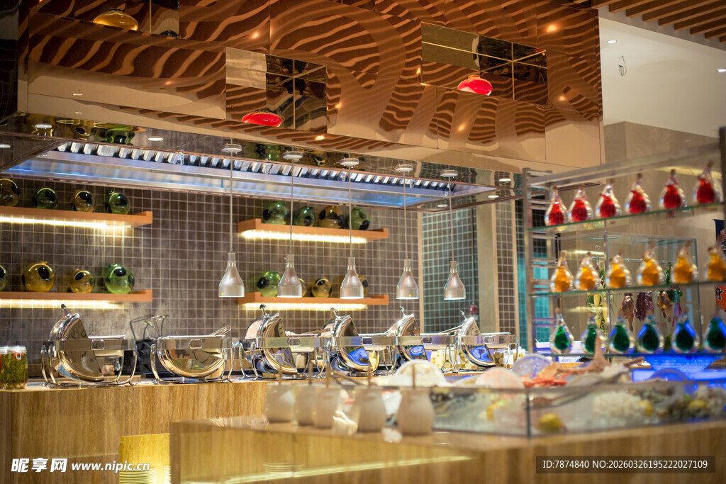 时尚现代的室内餐饮空间