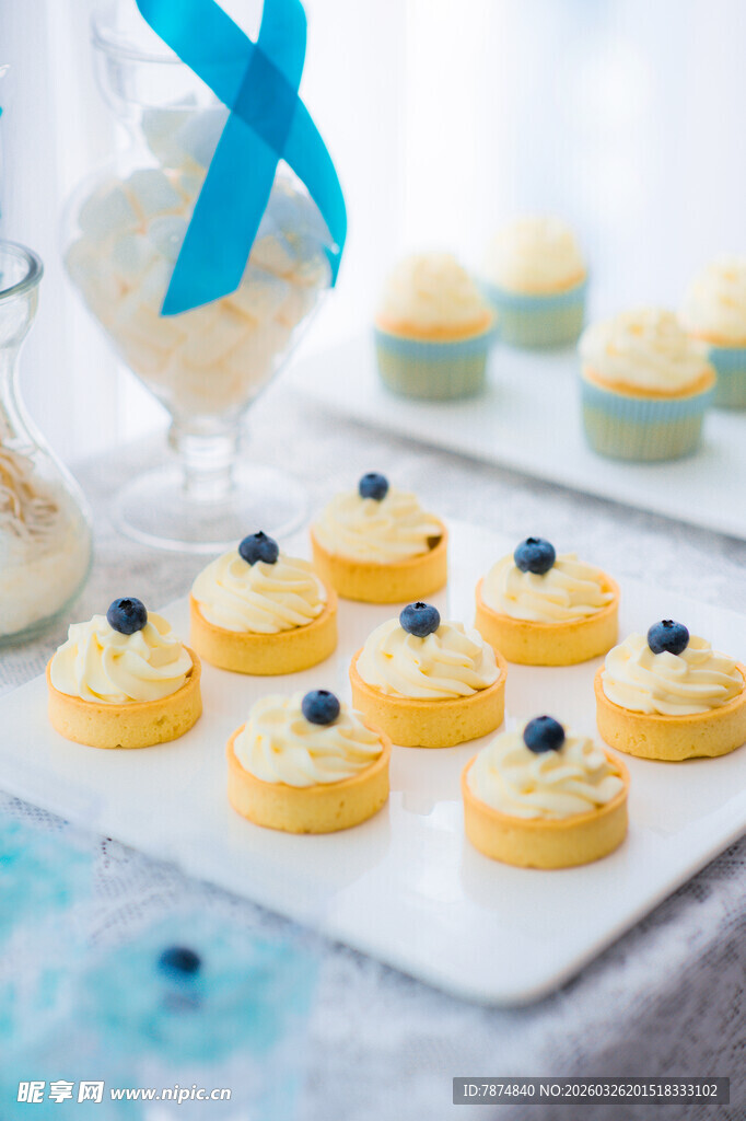 精致蓝莓小点心