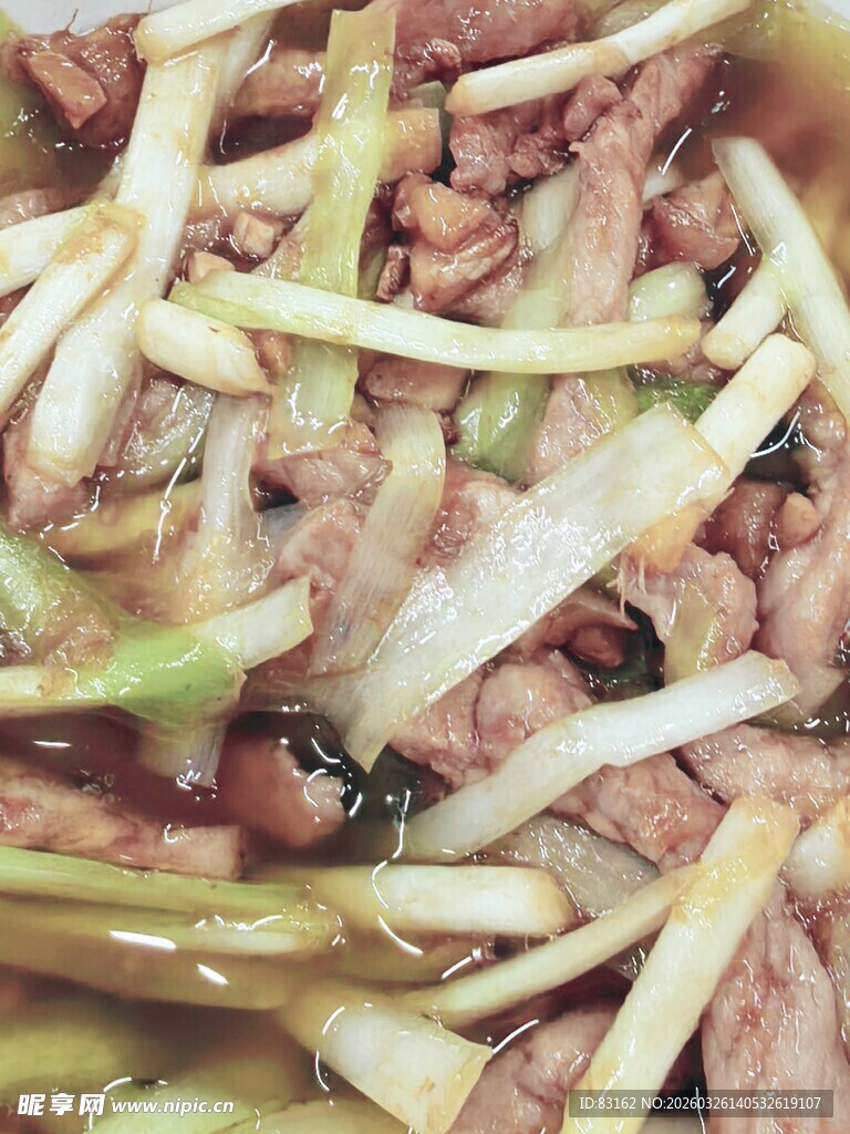 美味葱香炒肉丝