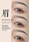 时尚眉形展示