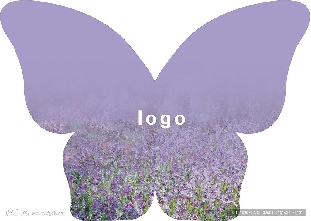 异形蝴蝶紫色kt板