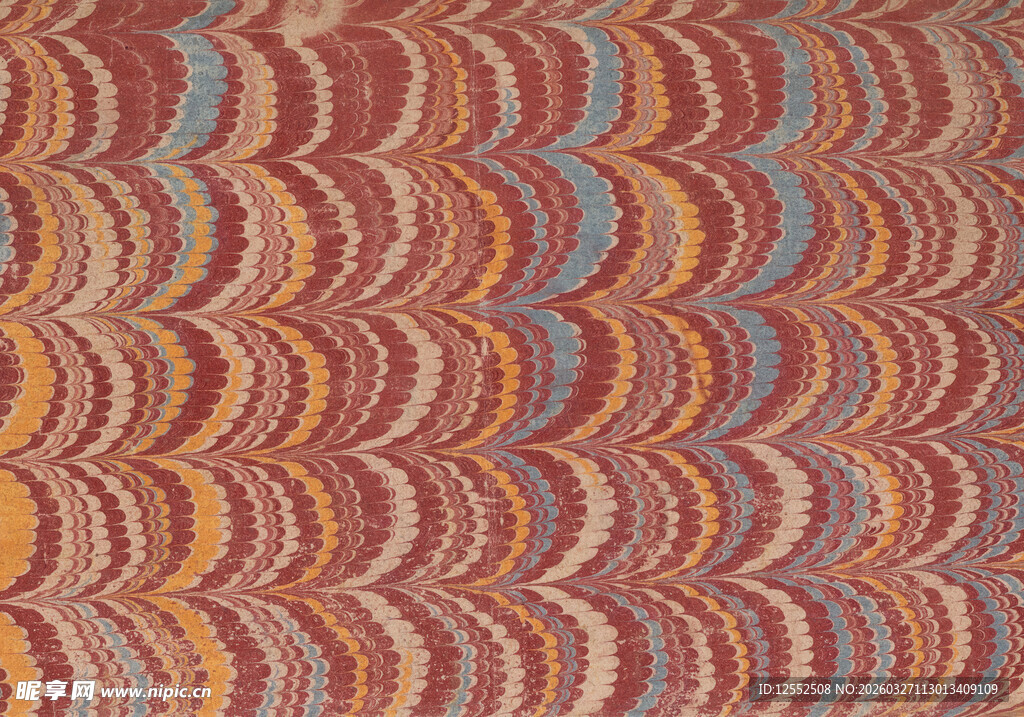 多彩波浪纹图案纹理