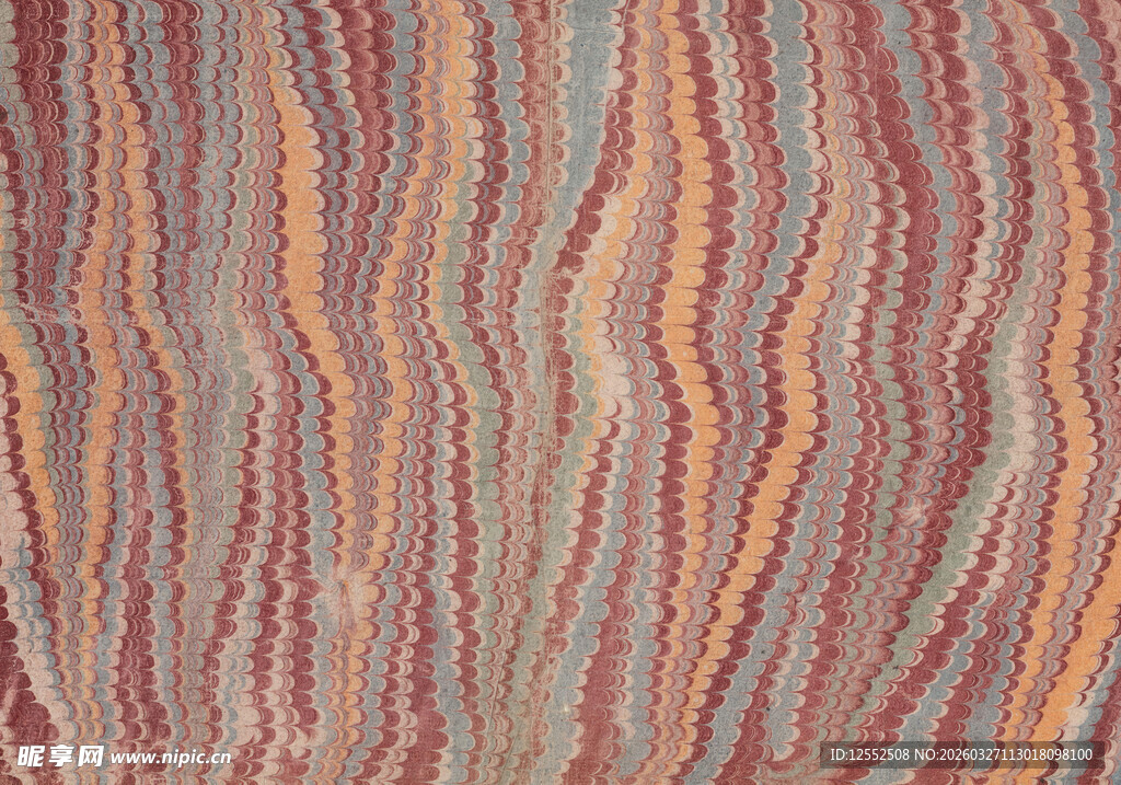 多彩波纹纹理图案