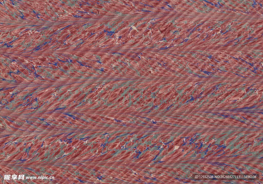 红色纹理图案布料
