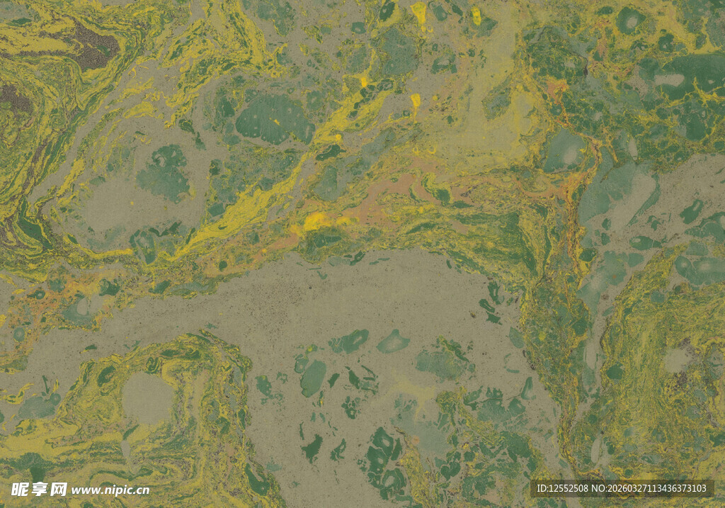 抽象黄绿纹理艺术图案