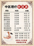 价格表