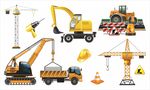工程机械设备免抠图