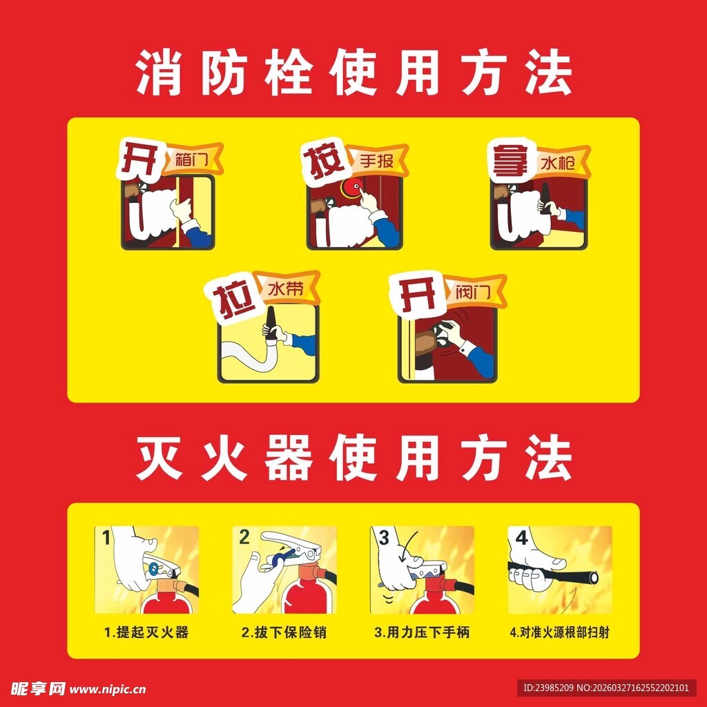 消火栓正确使用方法图示图片