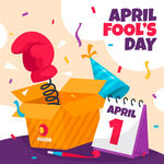 愚人节插画