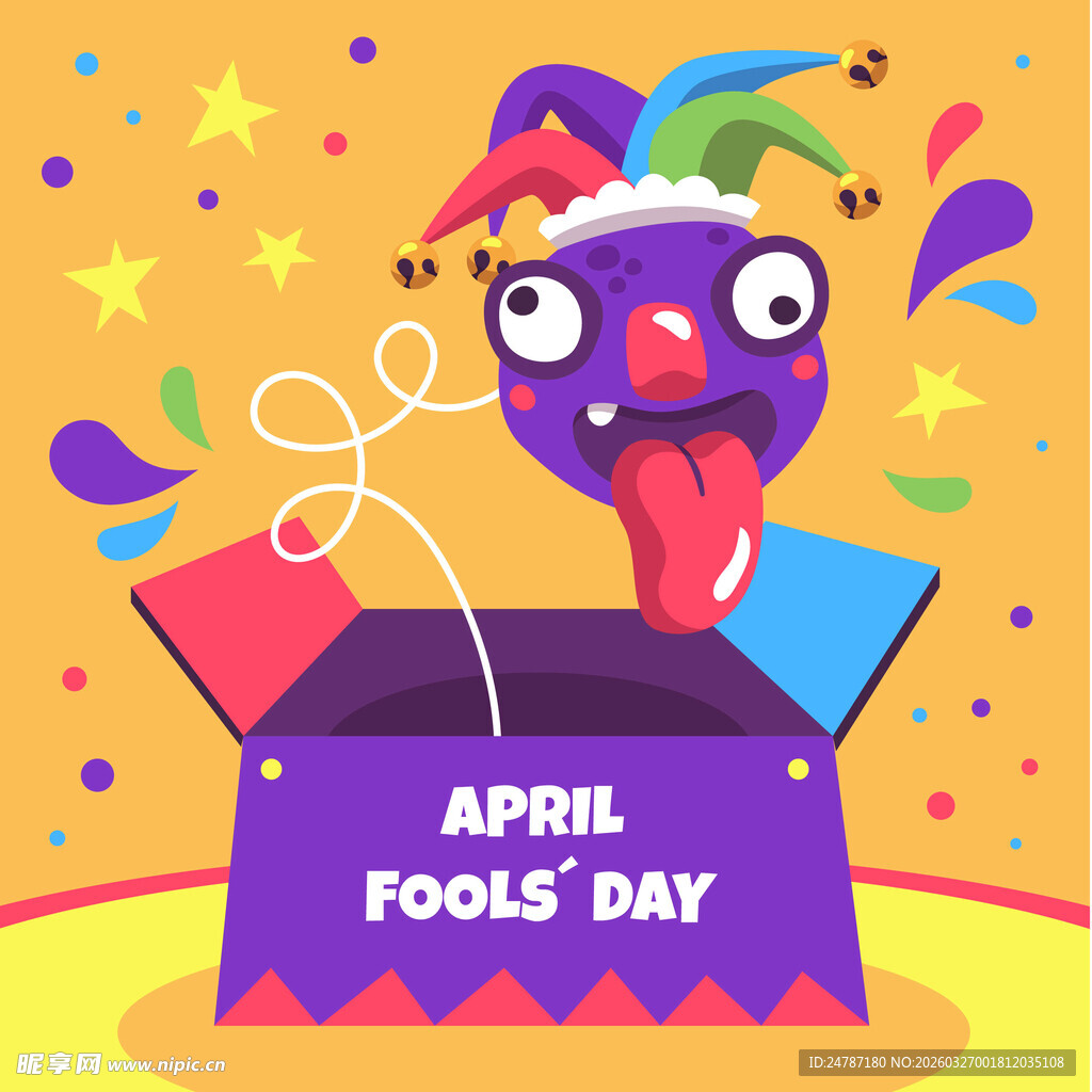 愚人节插画