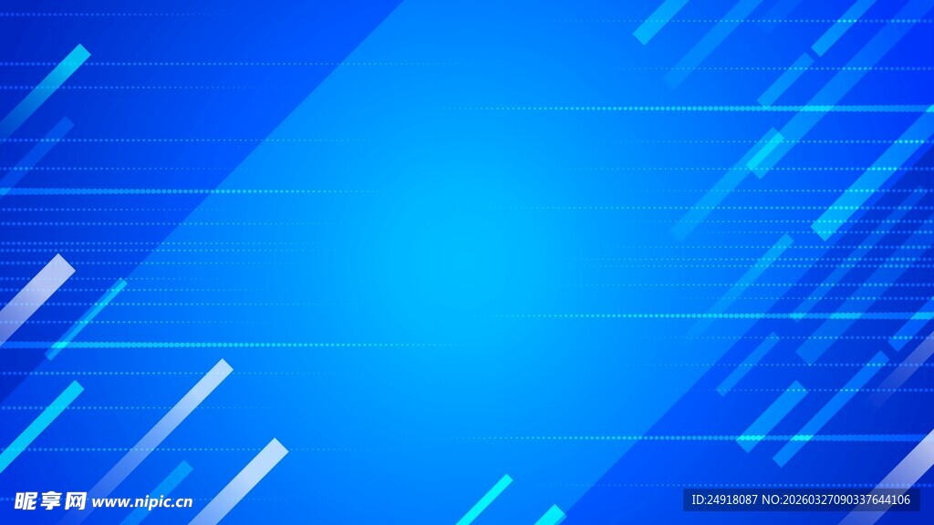 蓝色科技感线条背景图