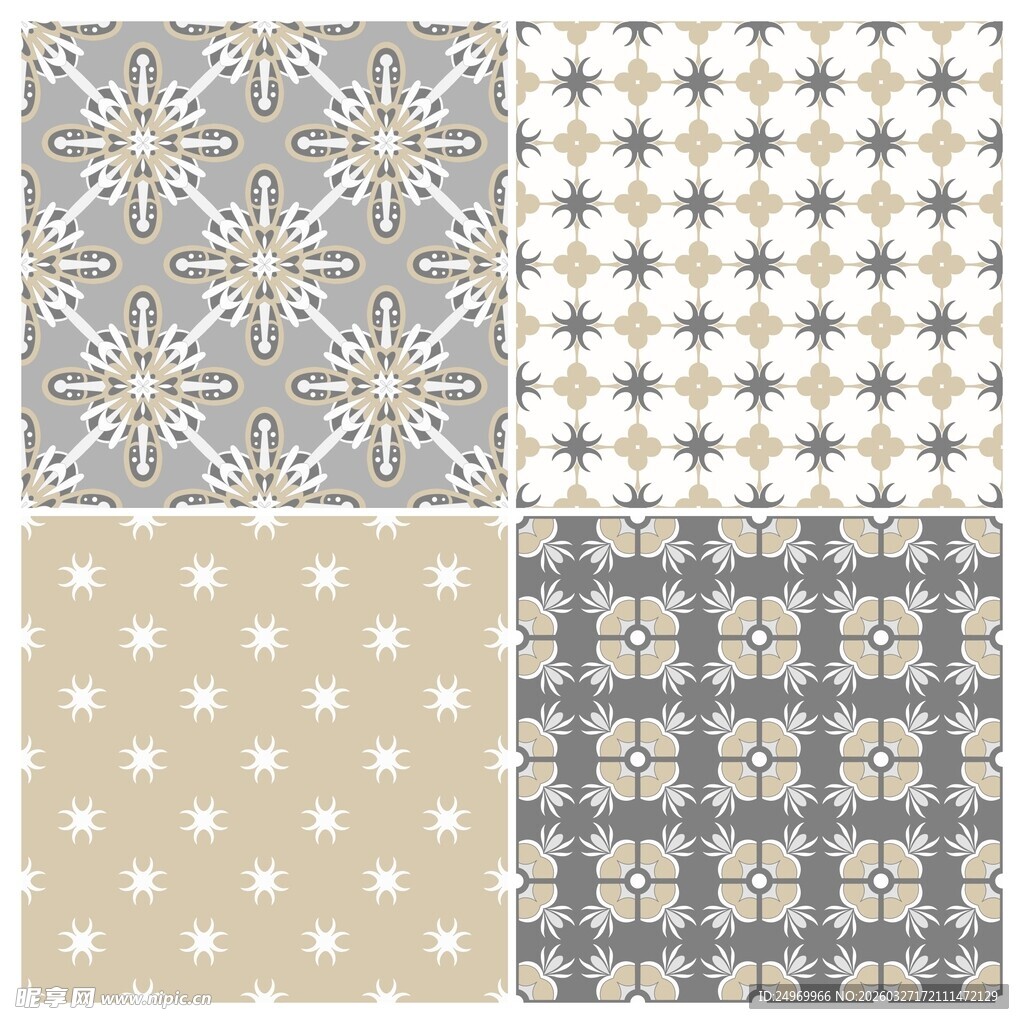 复古几何图案装饰素材