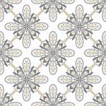 几何花卉无缝图案纹理