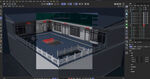 三维建筑模型设计场景