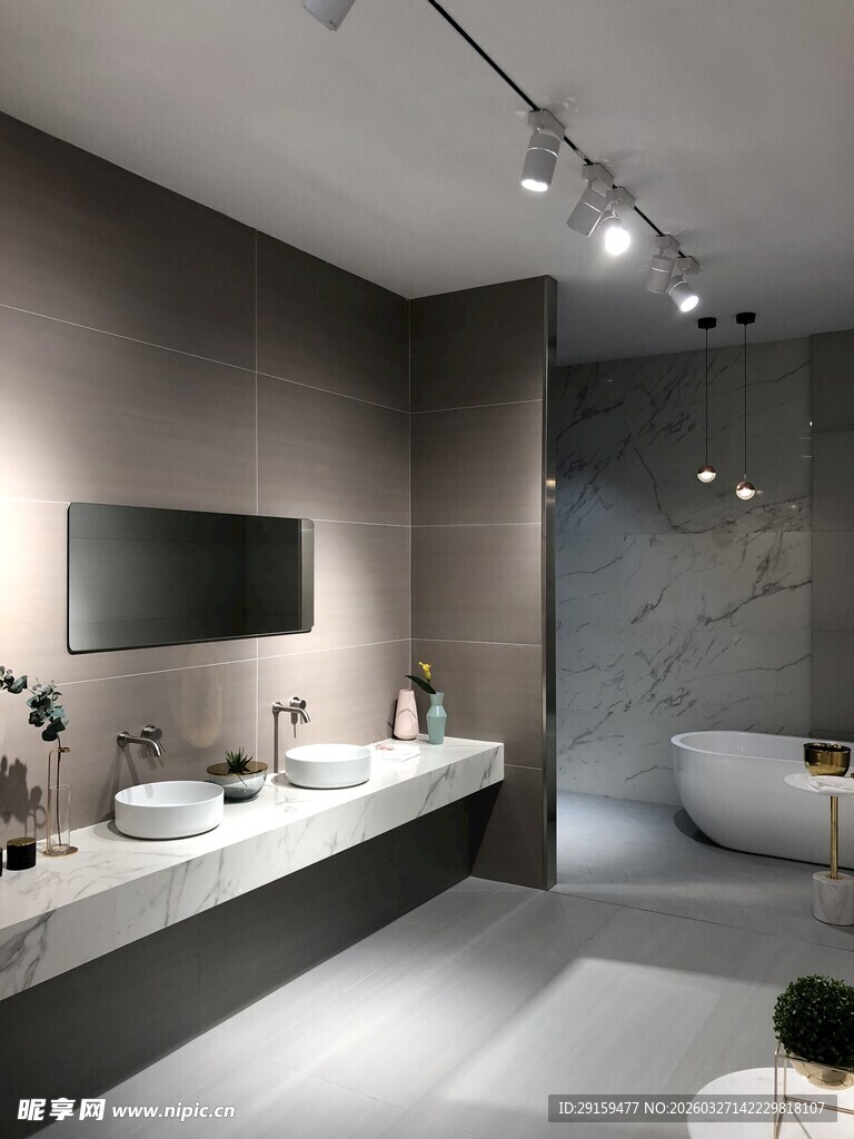 现代简约风豪华浴室空间