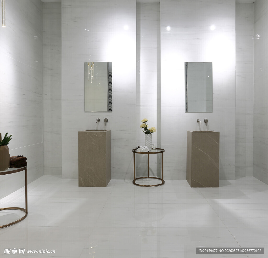 现代简约风格的浴室空间