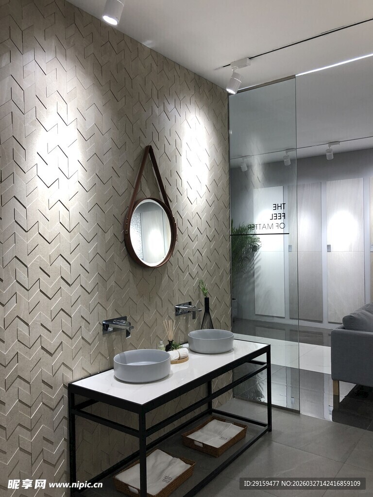 现代简约风洗手台设计