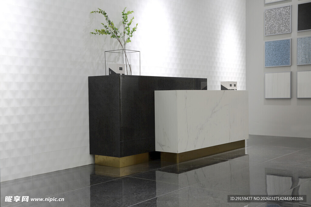现代简约风格前台设计
