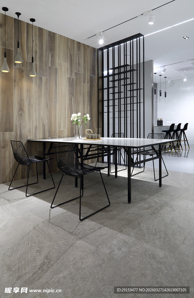 现代简约风会议室场景
