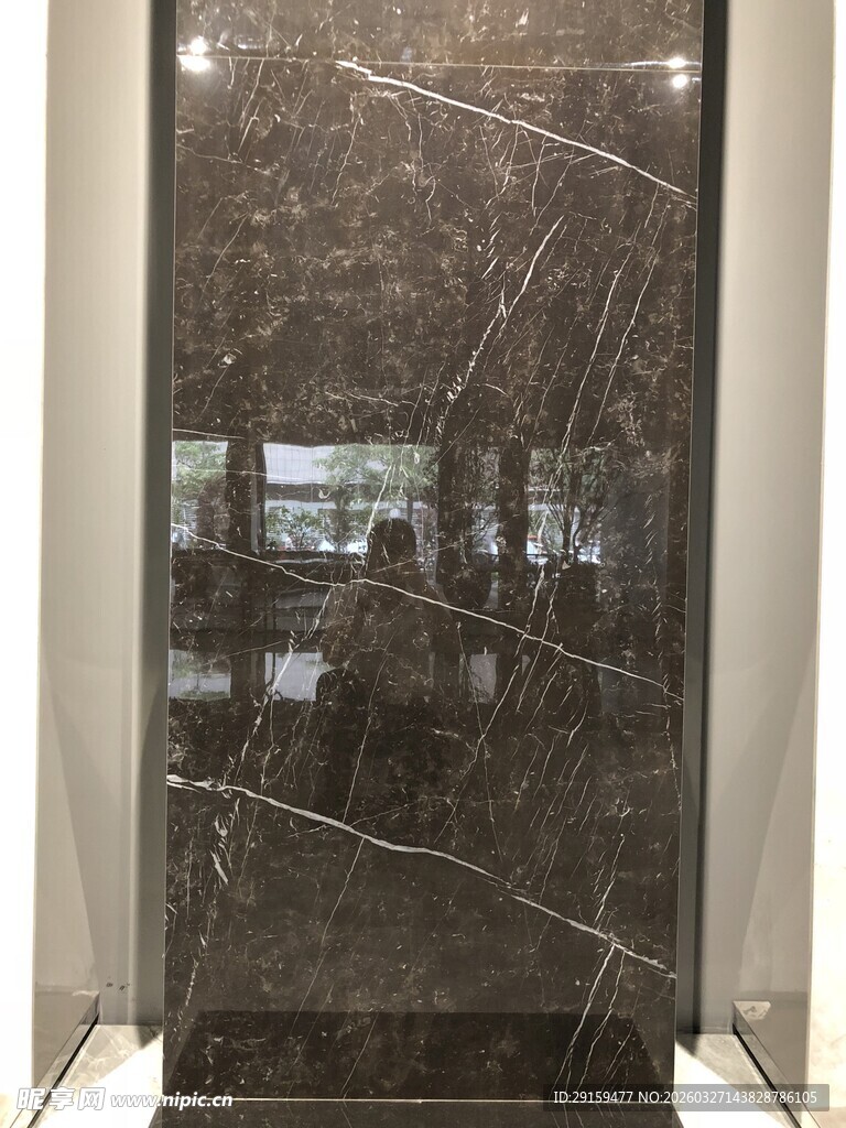 深灰大理石纹理墙面