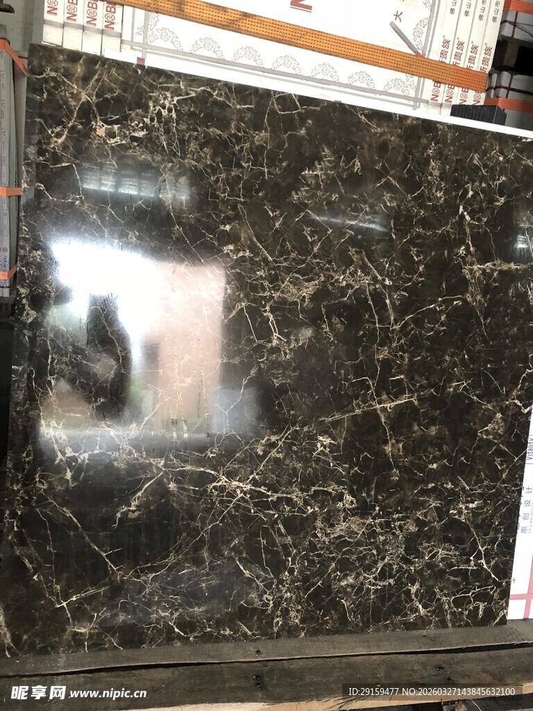 黑色大理石纹理板材