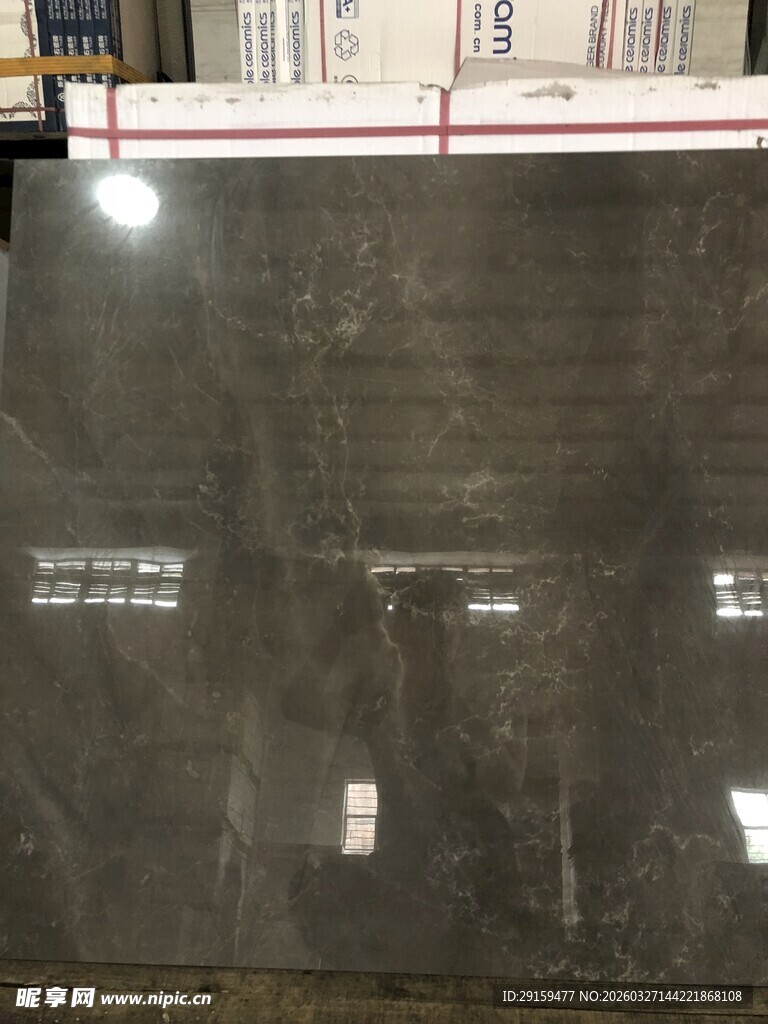 深灰色大理石瓷砖展示