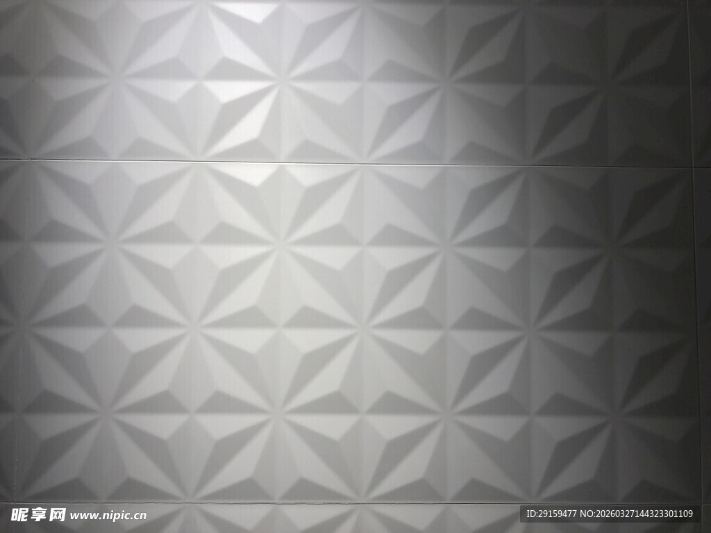 几何图案金属质感墙面