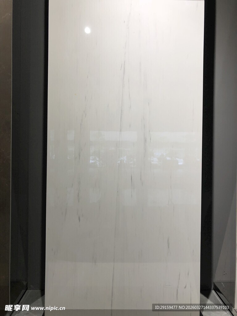 白色纹理瓷砖展示