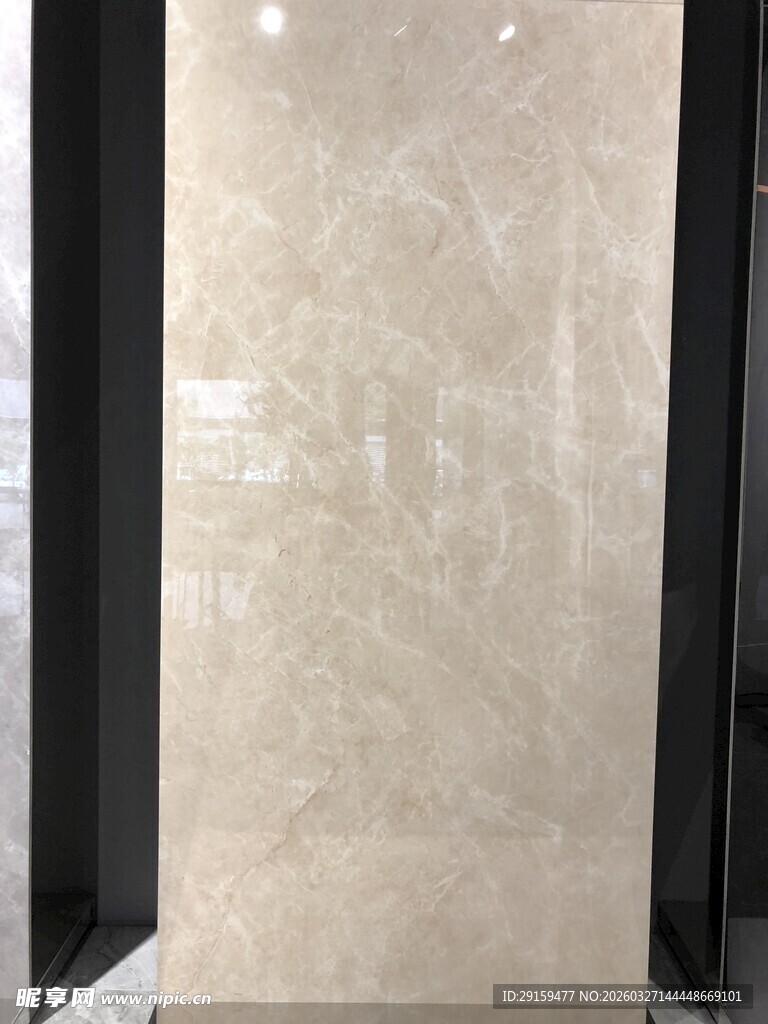 米白色大理石瓷砖展示