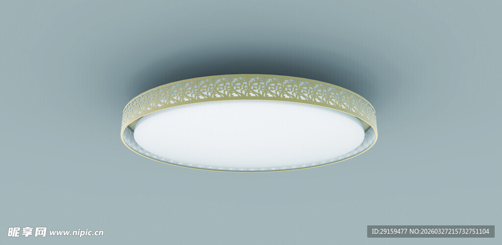 简约环形吸顶灯