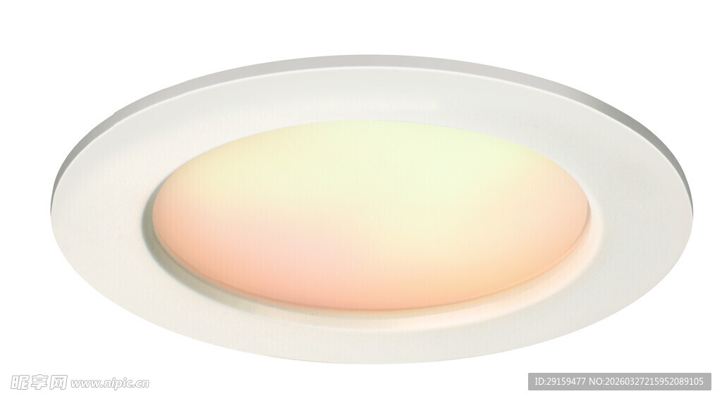 简约白色嵌入式筒灯