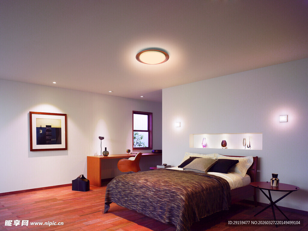 现代简约风格卧室空间