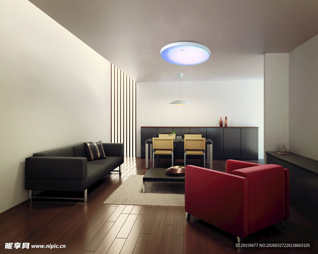 现代简约风格客厅空间